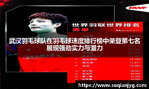 武汉羽毛球队在羽毛球速度排行榜中荣登第七名展现强劲实力与潜力